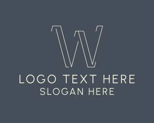 Generic Professional Letter W Logo