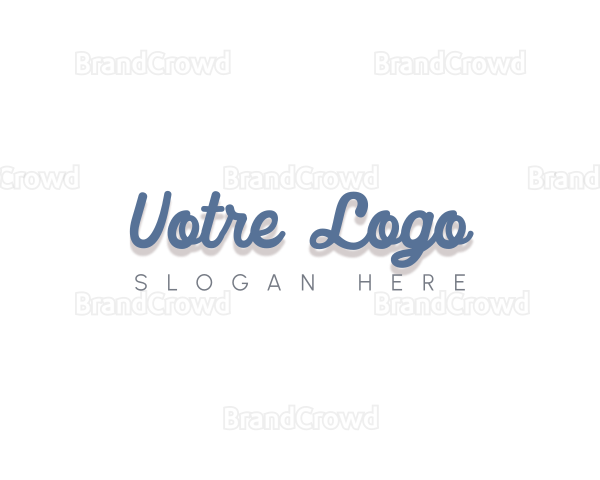 Stylish Script Company Logo
