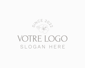 Personal - Organic Floral Wordmark logo design