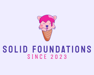 Fox - Fox Ice Cream Cone logo design