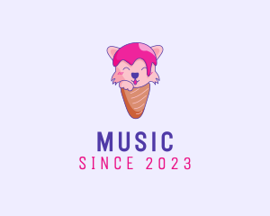 Preschooler - Fox Ice Cream Cone logo design