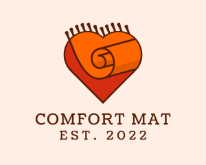 Mat - Heart Carpet Cleaner logo design