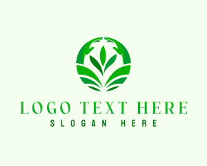 Plant - Hand Natural Farming logo design