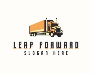 Forwarding Dispatch Truck logo design