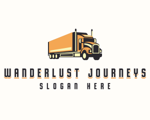 Roadie - Forwarding Dispatch Truck logo design