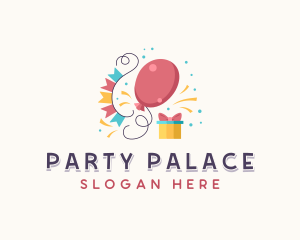 Birthday Celebration Balloons logo design