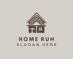 Brick House Renovation logo design