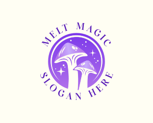 Magical Mushroom Fungus logo design