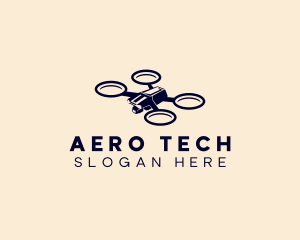 Aerial Tech Drone  logo design