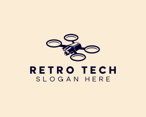 Aerial Tech Drone  logo design