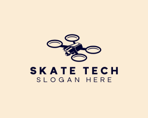 Aerial Tech Drone  logo design