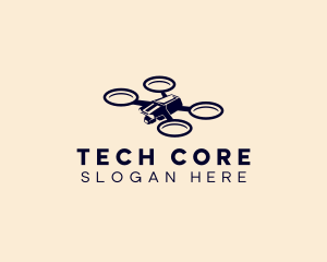 Aerial Tech Drone  logo design