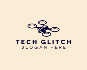 Aerial Tech Drone  logo design