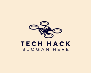 Aerial Tech Drone  logo design