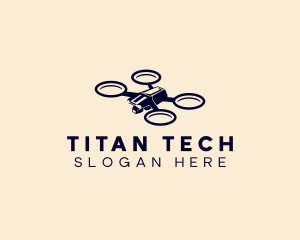 Aerial Tech Drone  logo design