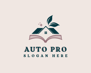 Editorial - Library Publishing Bookstore logo design