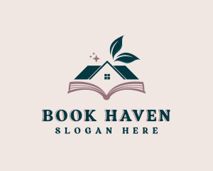 Library - Library Publishing Bookstore logo design