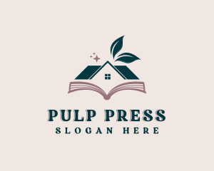 Library Publishing Bookstore logo design