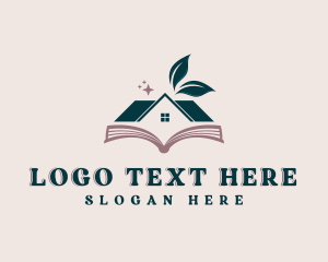 Editorial - Library Publishing House logo design