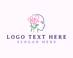 Mental Health - Floral Head Mental logo design