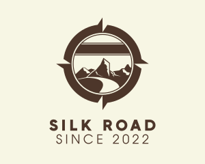 Mountain Compass Road Trip logo design