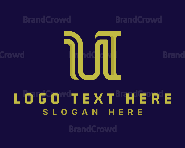 Professional Elegant Letter U Logo