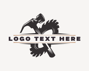 Hammer - Hammer Sawmill Carpentry logo design