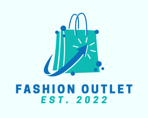 Outlet - Online Retail Store logo design