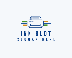 Printer Ink Machine logo design