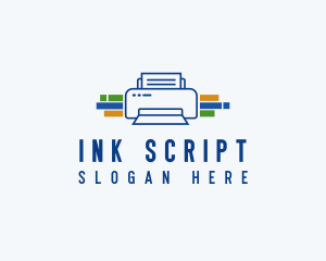 Printer Ink Machine logo design