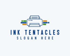 Printer Ink Machine logo design