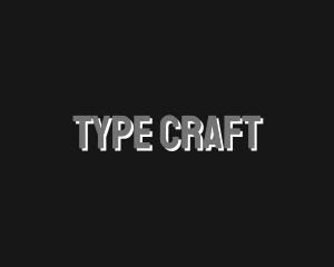 Grayscale Type Wordmark logo design
