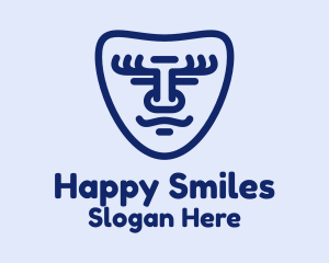 Grin - Smiling Face Mask logo design