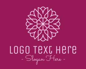 Decoration - Decorative Elegant Pink Flower logo design