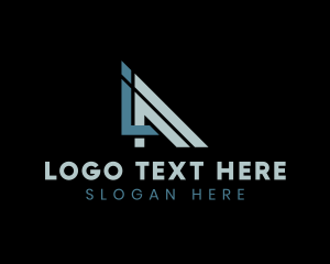 Lettermark - Modern Construction Company logo design
