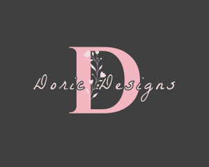 Feminine Flower Beauty logo design