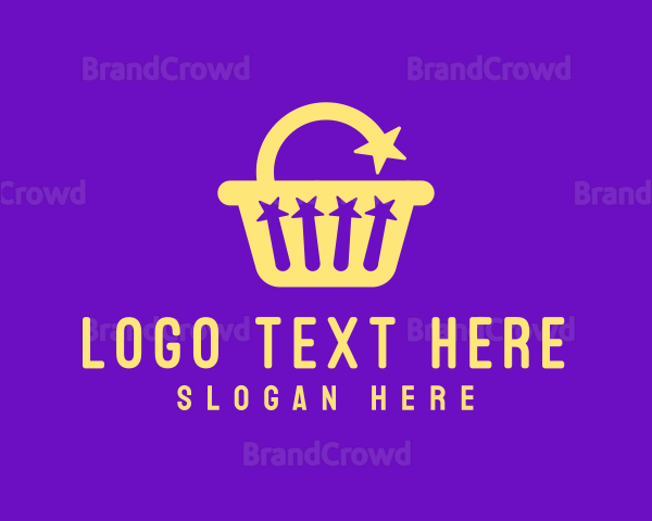 Starry Shopping Basket Logo