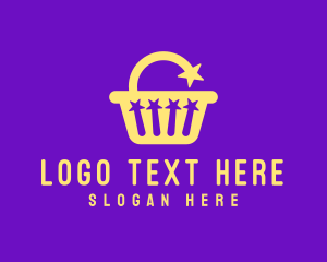 Starry Shopping Basket Logo