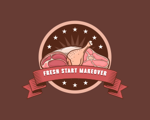 Butcher Meat Deli logo design