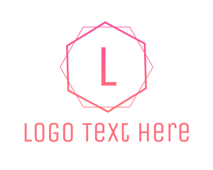 Free - Pink Minimalist logo design