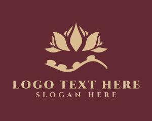 Lotus - Premium Massage Spa logo design