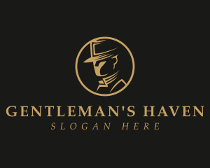 Gentleman Inspector Man logo design