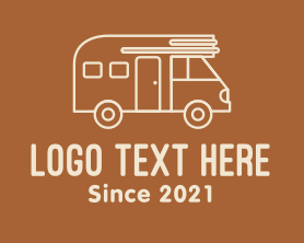 Minimalist - Minimalist Campervan logo design