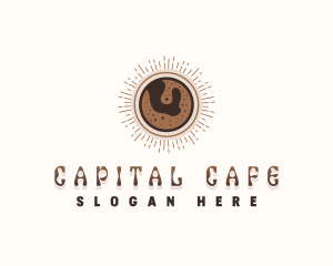 Retro Coffee Cafe logo design