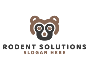 Rodent - Minimalist Cute Skunk logo design