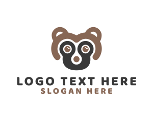 Wildlife - Minimalist Cute Skunk logo design