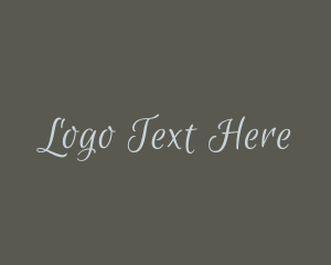 Cursive Calligraphy Business Logo