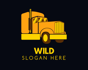 Yellow Moving Cargo Logo