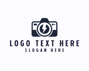 Camera Repair - Digicam Flash Camera logo design