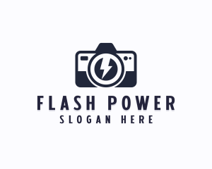 Digicam Flash Camera logo design